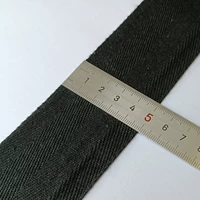 Черный 5 см шириной характерный рисунок хлопковой ремешок на 5 метров длиной длиной