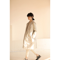 Miss Hadtooth Chen Aijia heavy custom warm 90 white duck down removable knitted hat long down jacket