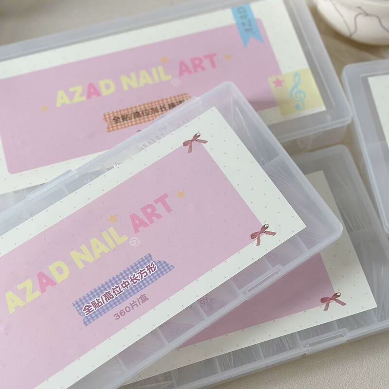 Azad Nail Art 4.0 Full Cover/High Position Half Cover Extension Nail Tips No File Needed Seamless Slim Nail Tips Azad Nail Art 4.0 Full Cover/High Position Half Cover Extension Nail Tips No File Needed Seamless Slim Nail Tips