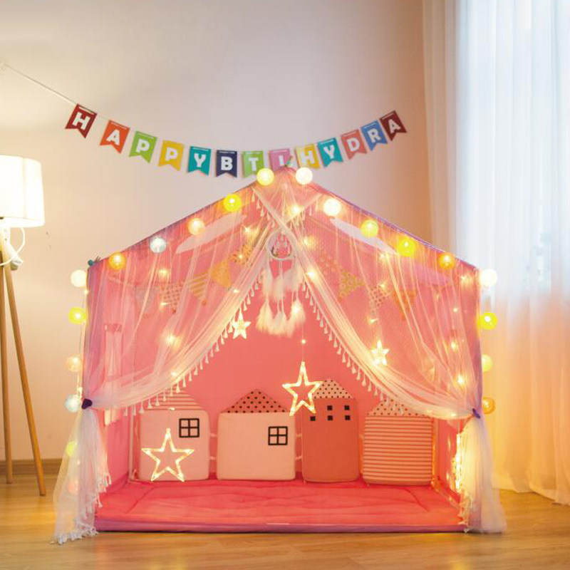 Yarn net Children's tent Princess Game House Baby bed artifact Girl Dollhouse Boy Castle Indoor house