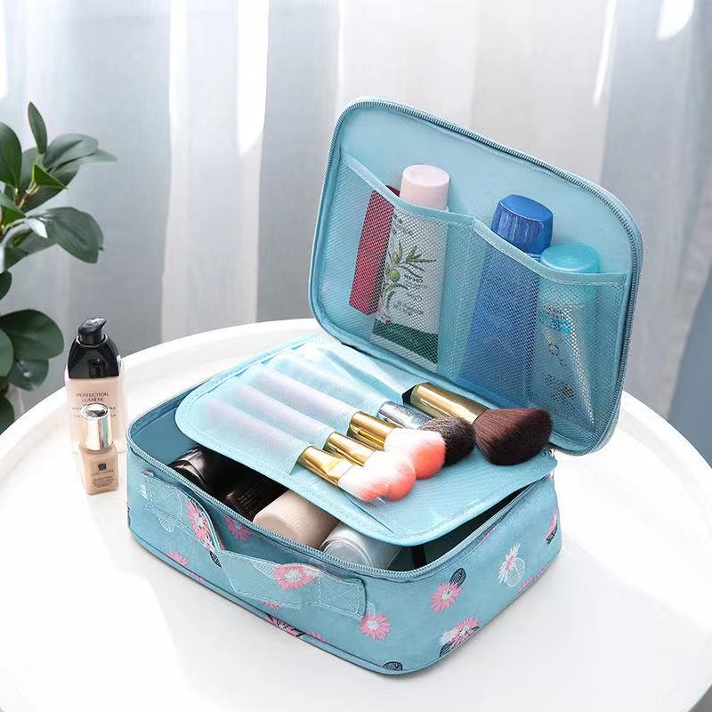 Makeup Bag Woman Large Capacity Portable Cute Korea Ins Wind Super Fire Cosmetics Containing Bag Small Makeup Bag Box