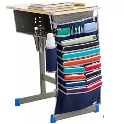 Multifunctional student desk hanging book bag High school student book storage bag Book hanging bag stand desk hanging bag artifact