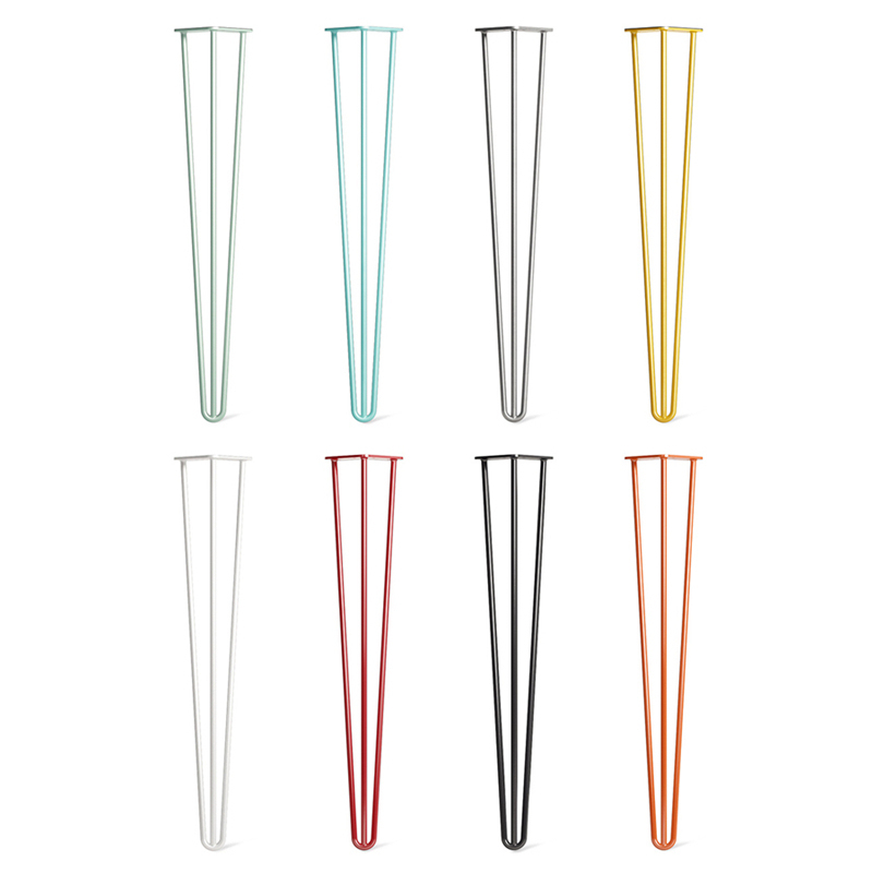 Nordic minimalist DIY hairpin table leg table accessories tea table leg computer desk bracket desk iron art bracket leg-Taobao