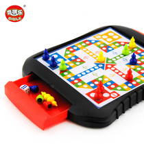With Drawer Magnetic Flying Chess Stereoscopic Pawns Children Elementary School Childrens Puzzle Power Toys Parent-child Game Chess