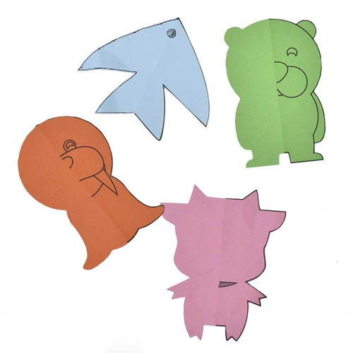 Поделки из бумаги, интеллектуальная игрушка для детского сада, «сделай сам»