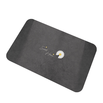 Bathroom Absorbent Ground Mat Soft Silicon Algae Mud Toilet Doorway Anti-Slip Foot Mat Bathroom Toilet Stenodry Mat 2556