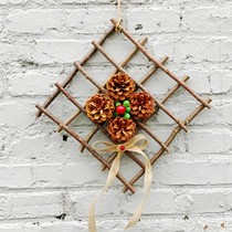 Wooden stick Dry Branch photo clip Wall natural wood decoration tree fork pendant retro wall decoration photography props