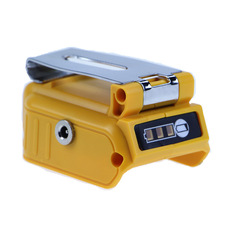 塑钢型材/pvc型材 5a转换器 适用得伟dewalt20v锂电池带12vdc接口兼容60w以下电器