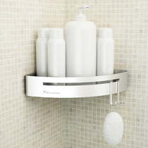 Bathroom shelf shaking sound with the same space aluminum free hole bathroom corner tripod corner shower gel Ogee