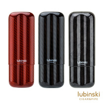 Rubinsky Carbon fiber cigar moisturizing tube two loading LUBINSKI carbon fiber light and thin portable cigar cover