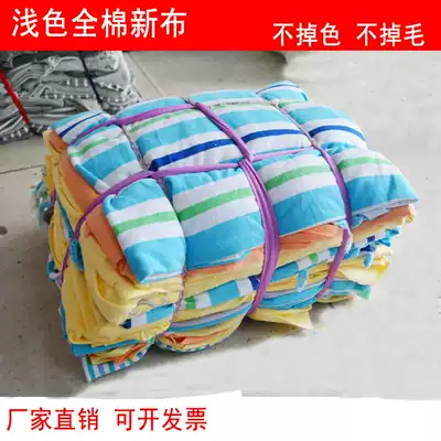 Light-colored wiping cloth Cotton does not fade, absorbent and oil-absorbing industrial rag does not shed hair, wiping cloth large rags