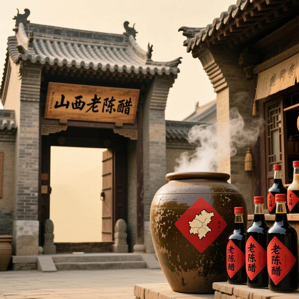山西清徐陈醋食品店的LOGO
