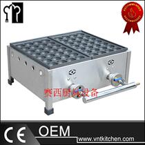 Jieyi Japanese-style fish ball stove gas octopus small meatball machine commercial double-plate fish ball stove octopus grill plate FY-1112