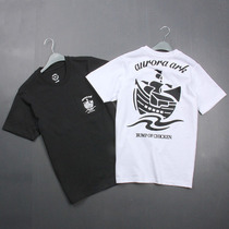 Original 6000 yen 220g cotton heavy weight T-shirt fashion summer round neck casual loose short sleeve large size mens clothing