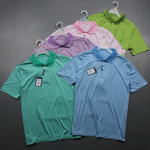 $45 super good quality beautiful striped business casual lapel short sleeve T-shirt polo shirt plus size mens clothing