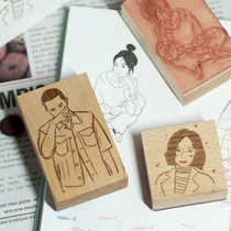 WEEK BAR personality cute photo Avatar childrens seal Cartoon creative signature custom design engraving