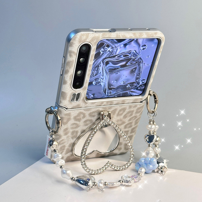 Suitable for Huawei Purax Collector's Edition Novaflips Phone Case, Full Coverage for Honor V, Xiaomi Mixflip, Makeup Mirror, Pocket2 Case, Lenovo Razr60, Stylish 50Ultra Stand