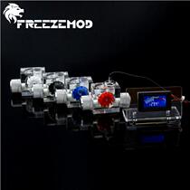 FREEZE WDXS-TZ3 computer water cooling pointer temperature display flow meter water flow meter tee