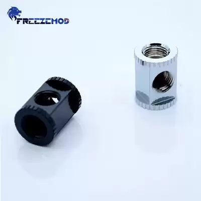 FREEZEMOD computer water-cooled connector multi-channel three-hole internal thread BDT-3T rectangular adapter