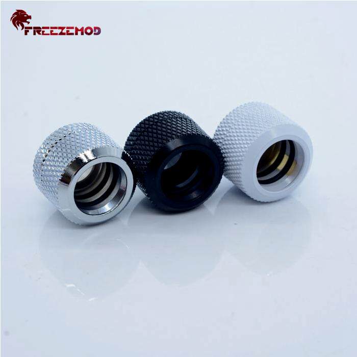 FREEZEMOD computer water-cooled YGKN-G14MM high hard tube quick screw three-ring seal black and white silver