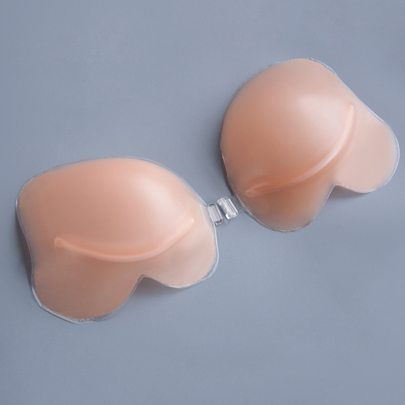 Silicone vô hình áo ngực chùng xuống đầu stomp stomp chống võng chiếc váy cưới với kem trong suốt mỏng phía trước nút đồ lót nữ