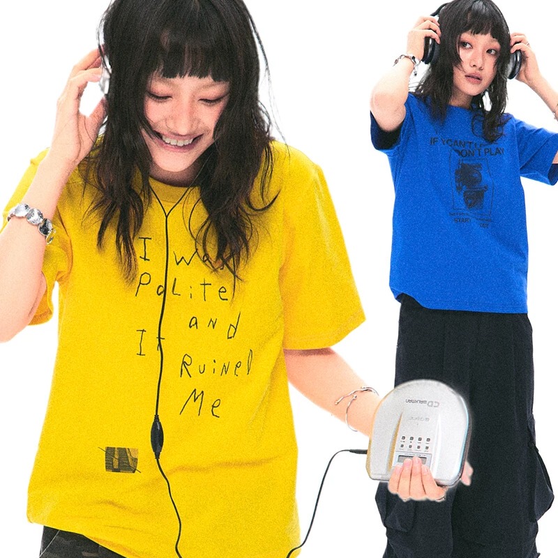 The t Box | Original Design Colorful Cool-Feeling Regular Shoulder Printed Short-Sleeve T-Shirt The t Box | Original Design Colorful Cool-Feeling Regular Shoulder Printed Short-Sleeve T-Shirt