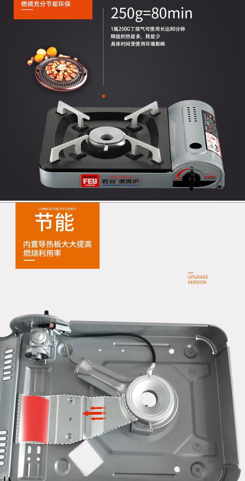 Bếp lò di động Iwatani bếp nướng di động ngoài trời - Bếp lò / bộ đồ ăn / đồ nướng dã ngoại bếp nướng inox ngoài trời