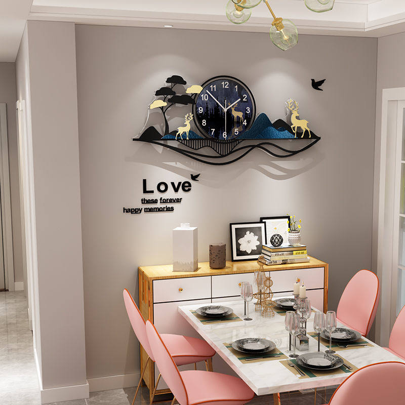 Clear Cabin Nordic Creative Decoration Painting Living Room Dining Room Dining Room Sofa TV Background Wall Face Wall Pendant Mural Net Red