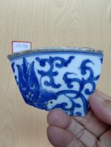 The Kangxi blue and white lotus porcelain pieces of the third dynasty of the Qing Dynasty are full of fine blue and white porcelain pieces from hundreds of folk kilns.