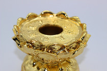 Resin placer gold lotus eight auspicious base suitable for large and small runner gold
