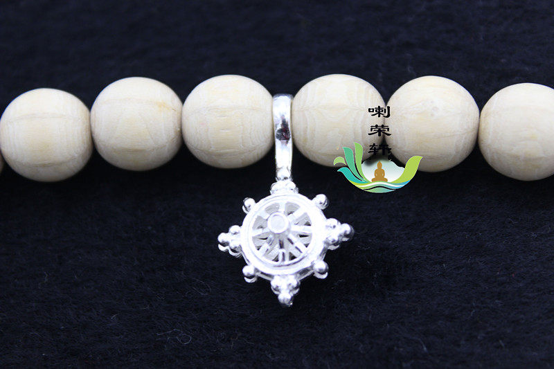 Buddhist Supplies pure silver counting clip counter French wheel hollowed-out large number suitable for more than 9 hau Buddha pearl