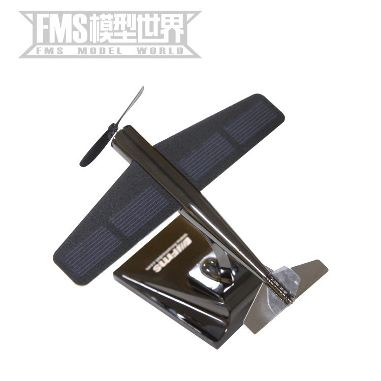 FMS Customised Solar Car Pendulum in-car Ornament Inside of the Interior Control Desk Aircraft Personality On-board Decoration