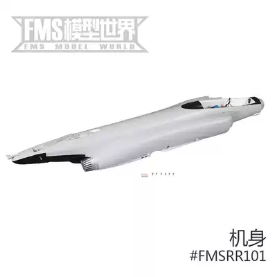 FMS 80mmF4 ghosts fuselage main wing flat tail vertical tail cockpit set stickers and other accessories