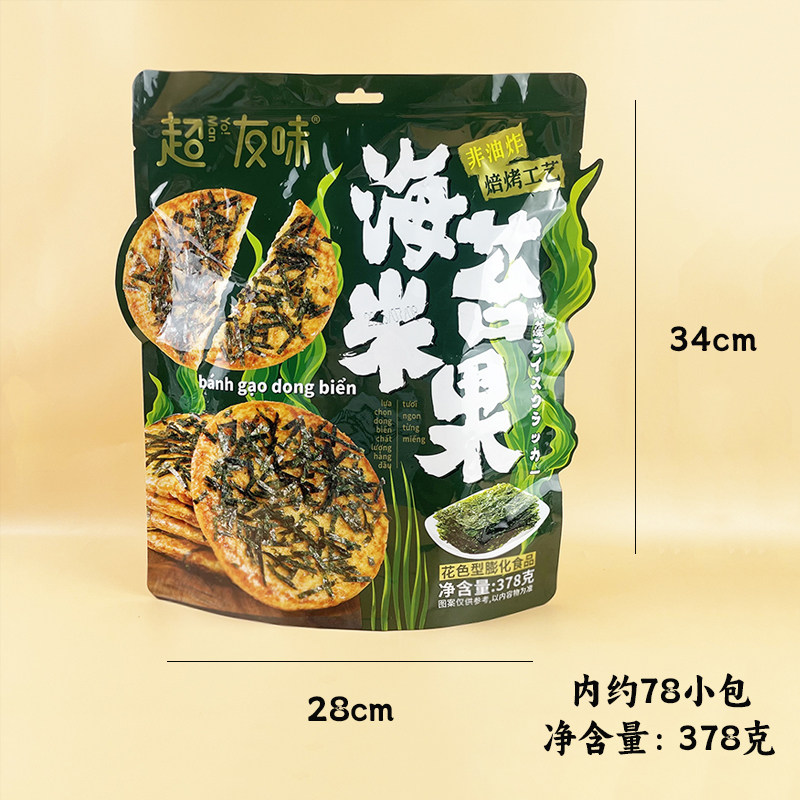 超友味海苔米果378g