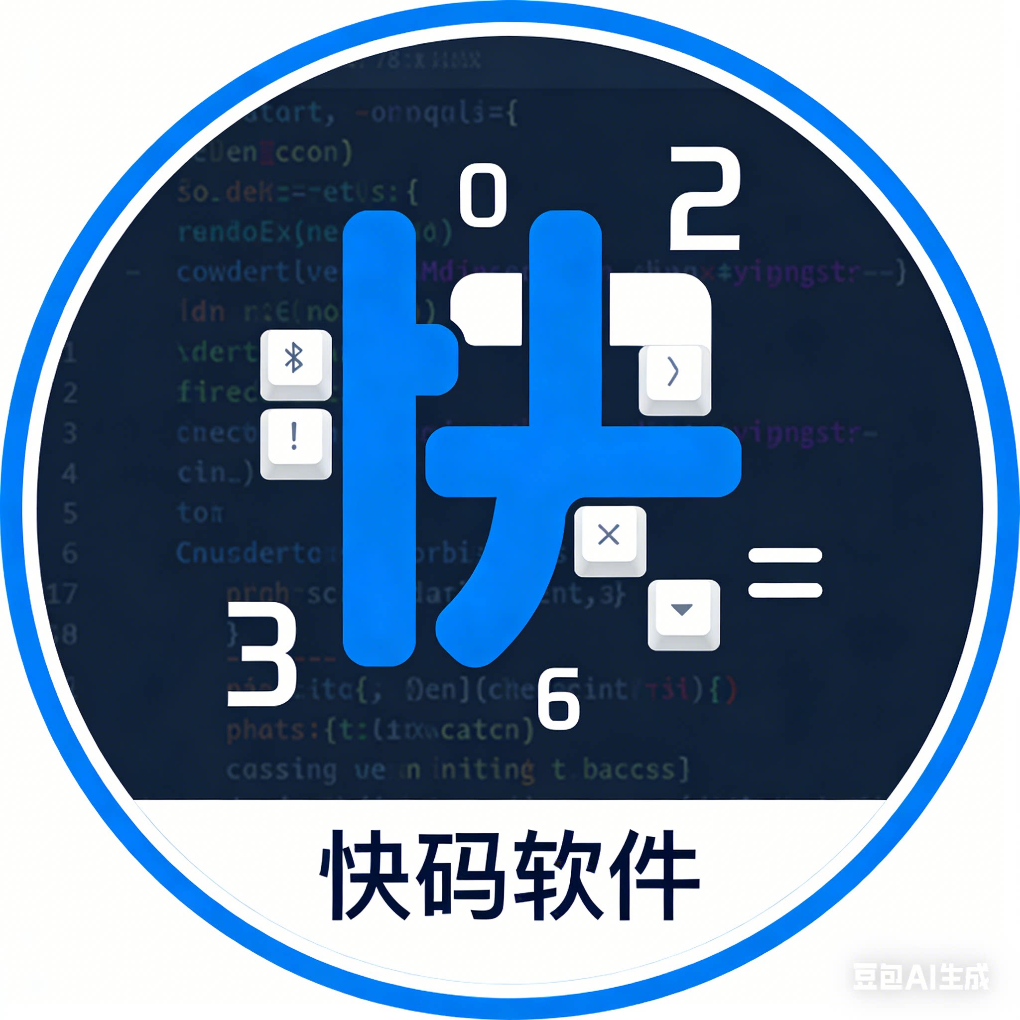 快码部落软件开发的LOGO