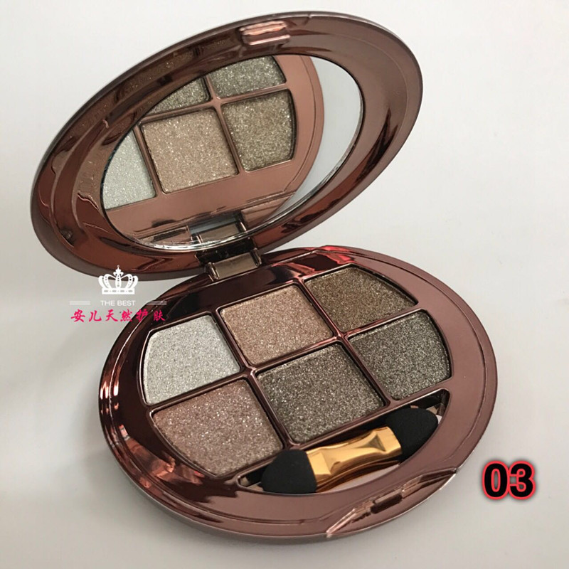 Chính hãng Vini Gấu 6 Màu Kim Cương Ngọc Trai Sáng Bóng Eyeshadow Trái Đất Smokey Trang Điểm Bí Ngô Màu Rượu Vang Đỏ Bóng Mắt phấn mắt tốt