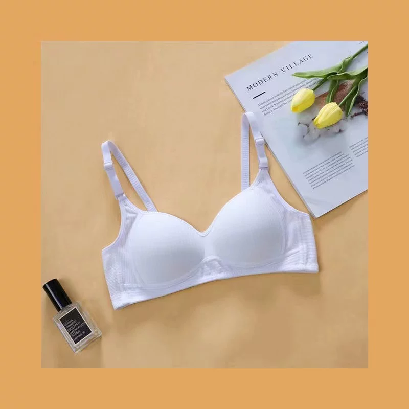 Тонкий бесшовный поддерживающий бюстгальтер для школьниц и мам, мягкая комфортная посадка, 32AB–38AB
