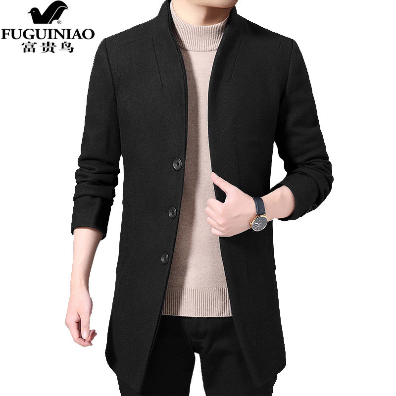 Rich Expensive Bird Special Cabinet Big Cards Long Version Western Suit Autumu Winter Wool Fur Suits Jacket Cashmere