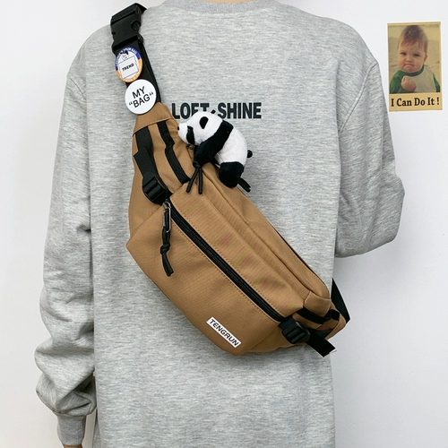 Tide, нагрудная сумка подходит для мужчин и женщин, спортивная сумка на одно плечо, японская поясная сумка, сумка для телефона