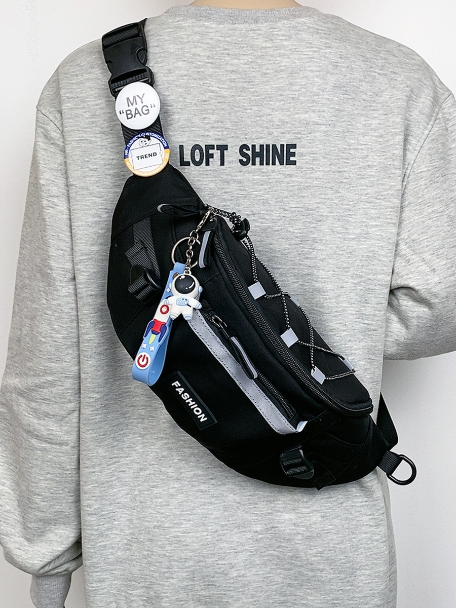 Chest Bag for Men and Women ins Trendy Casual Crossbody Small Backpack New Versatile Fashion Shoulder Bag Cycling Travel Waist Bag