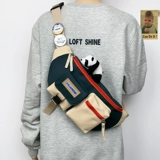 Нагрудная сумка подходит для мужчин и женщин, трендовая сумка через плечо, японская сумка на одно плечо, мобильный телефон для отдыха, поясная сумка