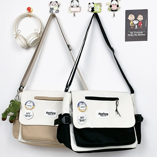 Брендовая японская трендовая сумка через плечо подходит для мужчин и женщин