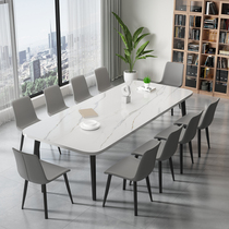 Conference table long table simple modern school library reading room table office conference room training room table and chairs