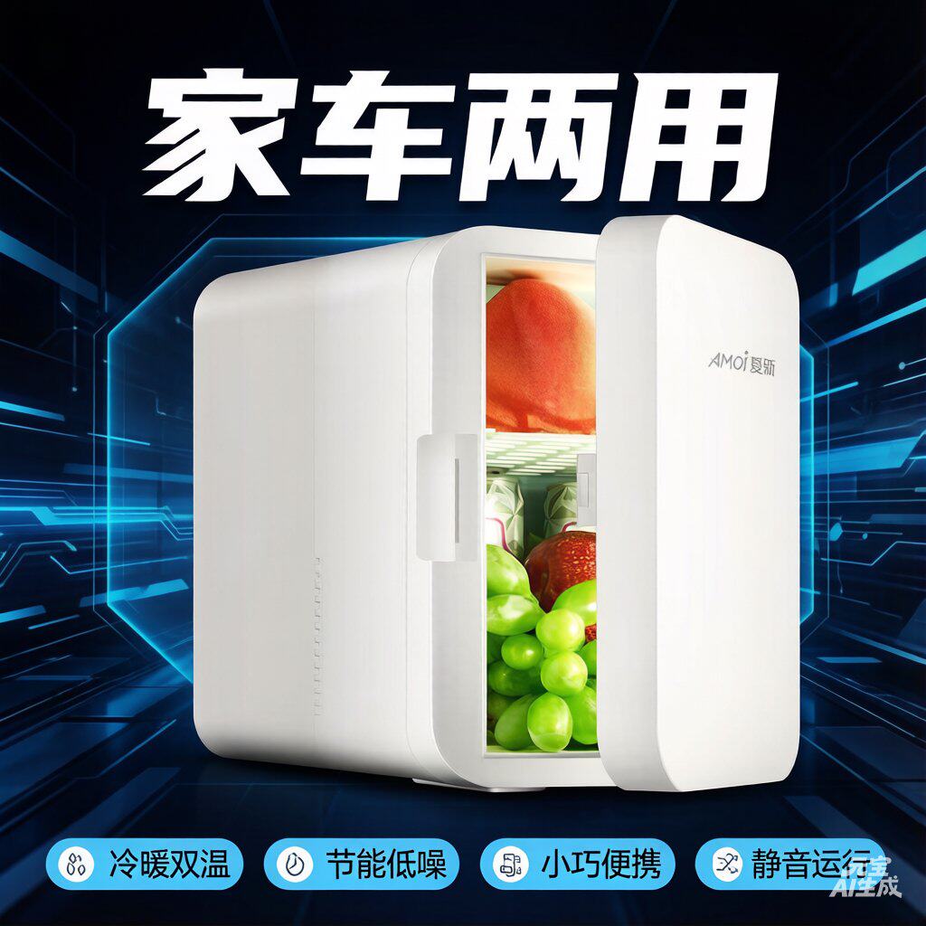 大容量Xiaxin 8Lミニ冷蔵庫、小型家庭用/寮用シングルドア冷蔵車載冷蔵庫