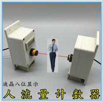 Passenger flow counter Infrared induction supermarket store shopping mall installation personnel in and out of the statistical point counter