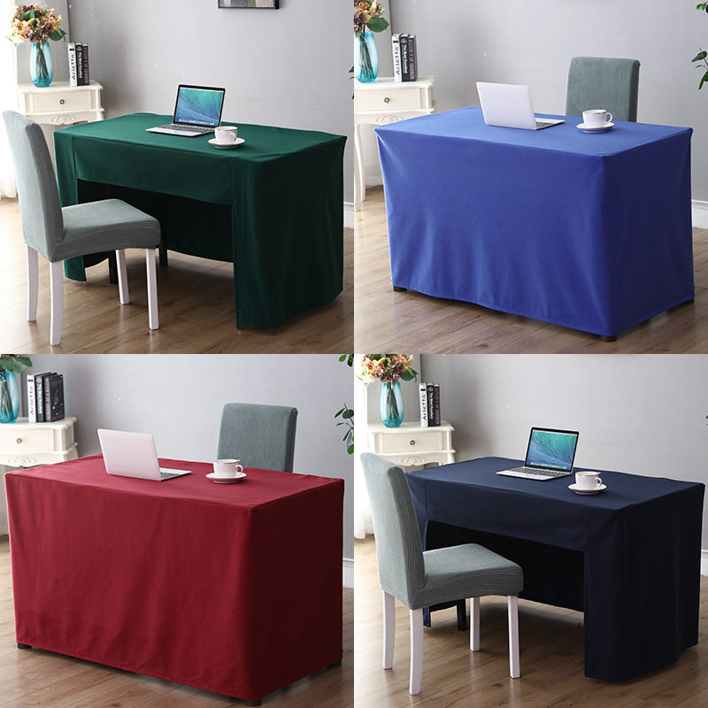 Customized tablecloth non-refundable hotel conference table exhibition event gold velvet cloth table skirt long table table cover - Taobao