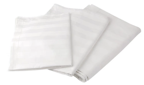 Покрывало, простыня, пододеяльник, наволочка, белый комплект, 3 предмета