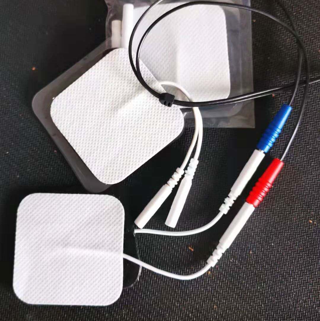 立好-医用电极片tens低频电疗机用40x40mm 10对装20片可多次使用