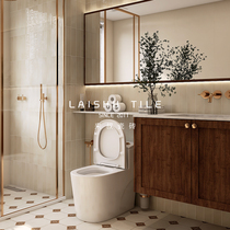 Lai Shu French style beige kiln long strip handmade bricks retro bathroom kitchen balcony tiles wall tiles