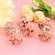 Kẹp nơ Hàn Quốc mới, kẹp tóc nhỏ, phụ kiện tóc, mũ rhinestone, kẹp tóc mái, kẹp bắt nhỏ, trang sức kẹp tóc mini - Vòng đeo tay Cuff